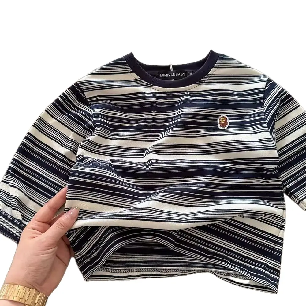 Children's Cartoon T-Shirt Boys 2025 Spring Autumn Pocket Design - Image 8