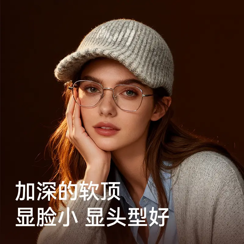 Women Korean Style Wool Knitted Beanie Black - Image 6