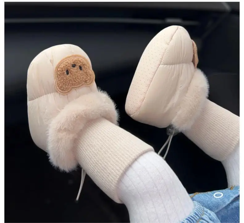 Cute Fleece Baby Shoes for Newborns Pink — feature 8