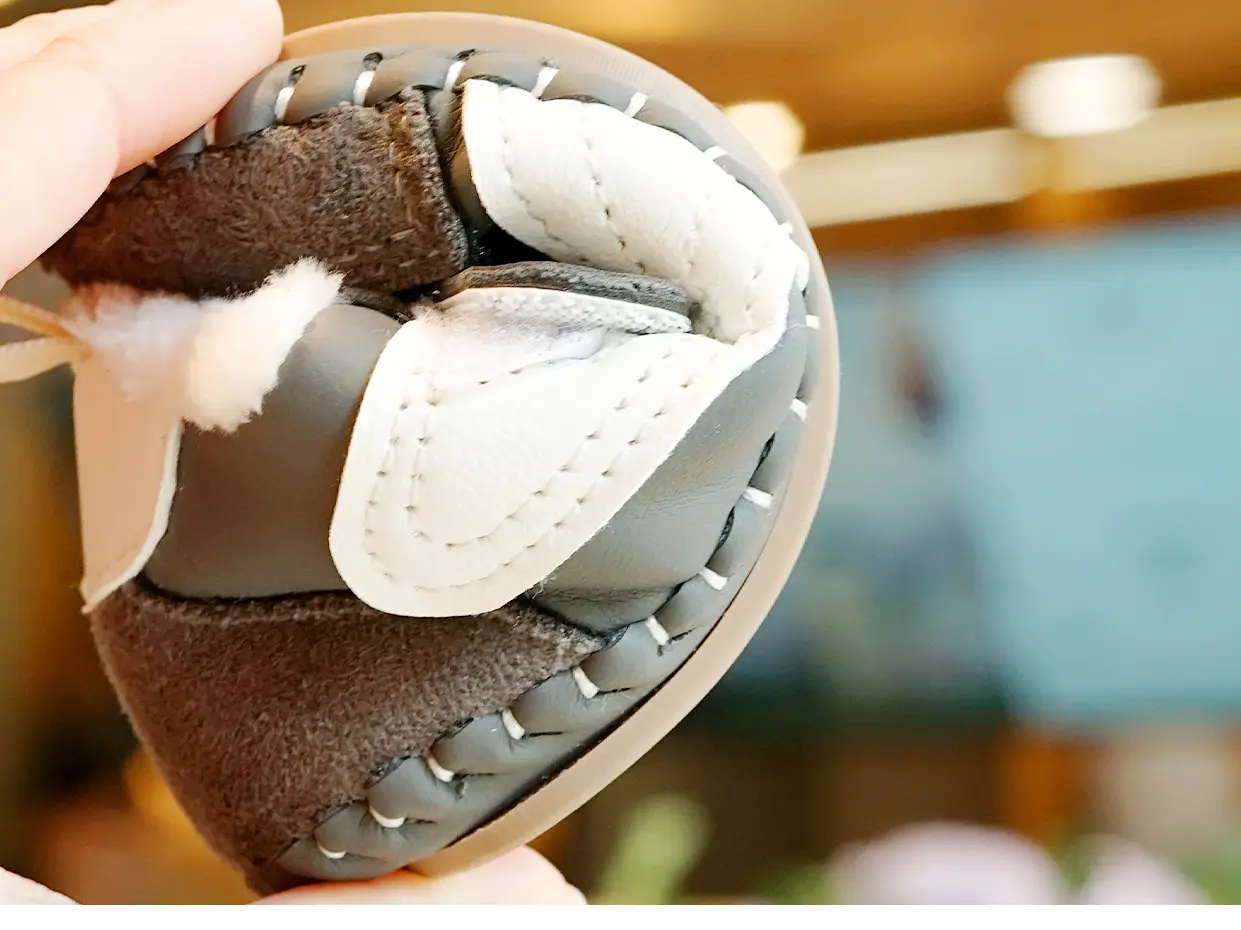 Baby Shoes Soft Sole Winter Fleece Lined 0-1Y — feature 2