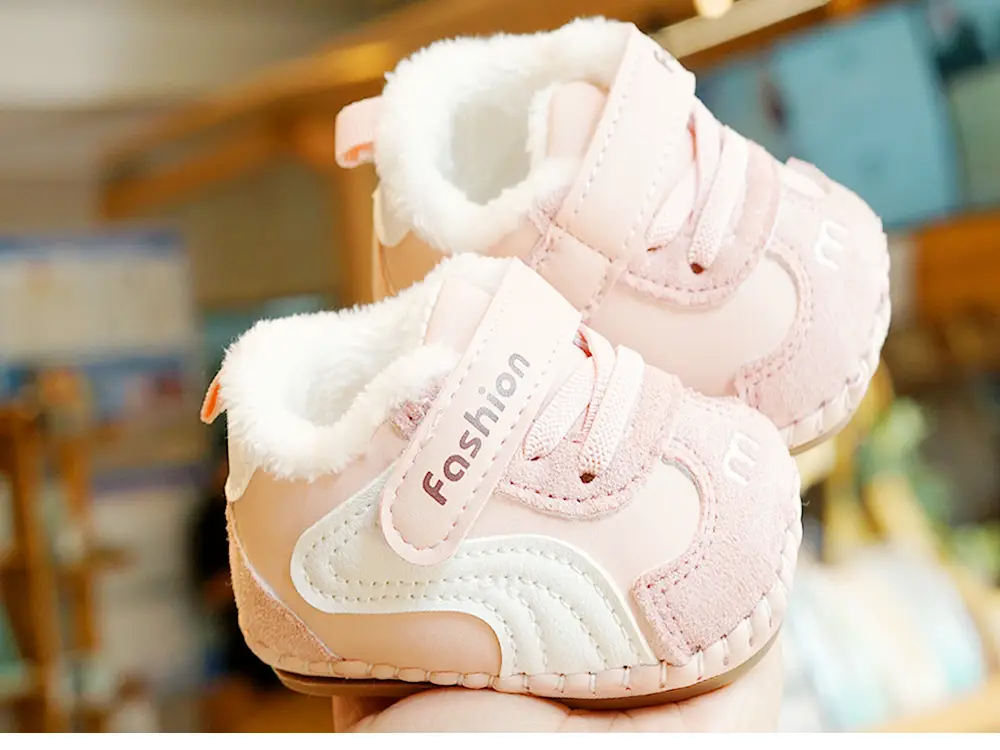 Baby Shoes Soft Sole Winter Fleece Lined 0-1Y — feature 6