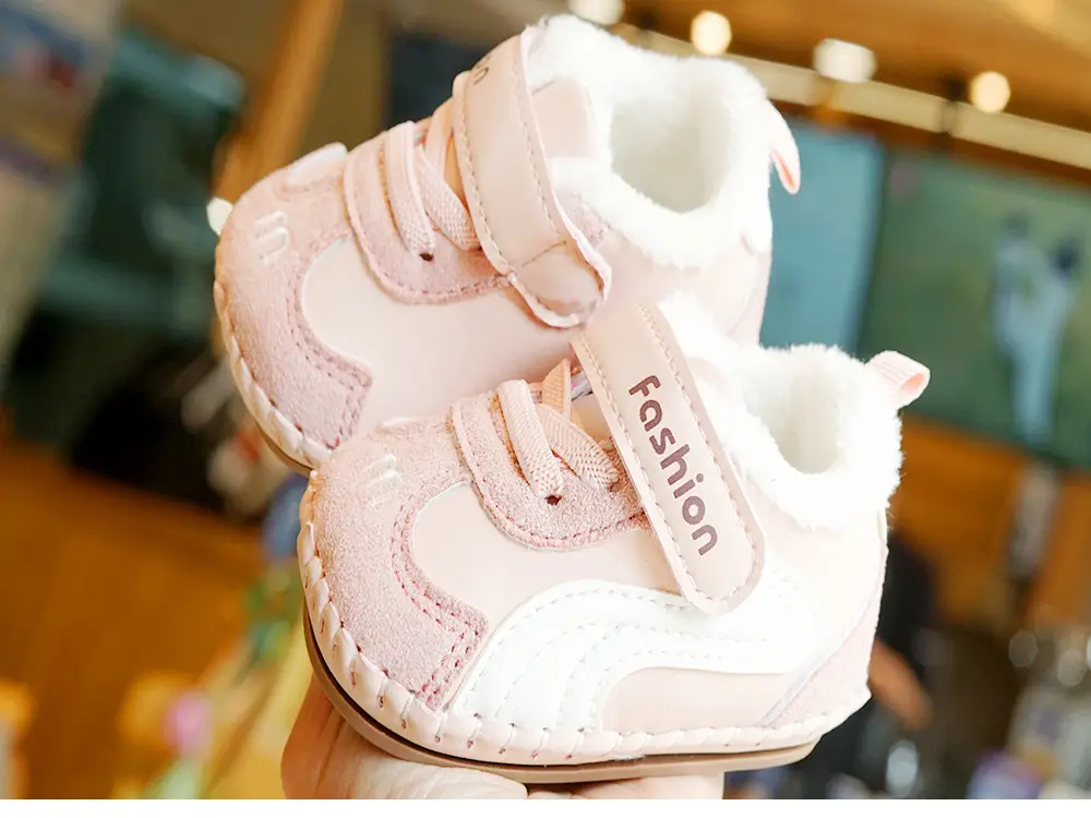 Baby Shoes Soft Sole Winter Fleece Lined 0-1Y — feature 7