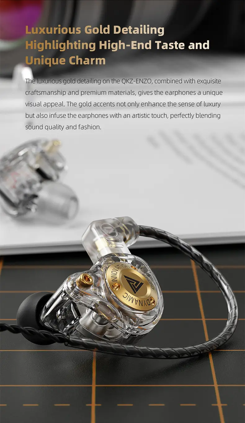 QKz Enzo Pro Gaming Wired Headphones with Microphone — feature 27