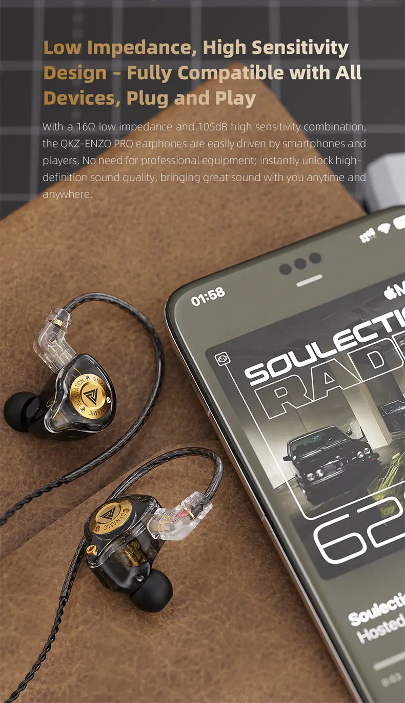 QKz Enzo Pro Gaming Wired Headphones with Microphone — feature 28