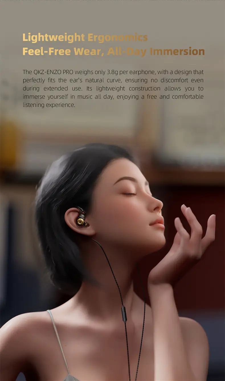 QKz Enzo Pro Gaming Wired Headphones with Microphone — feature 34