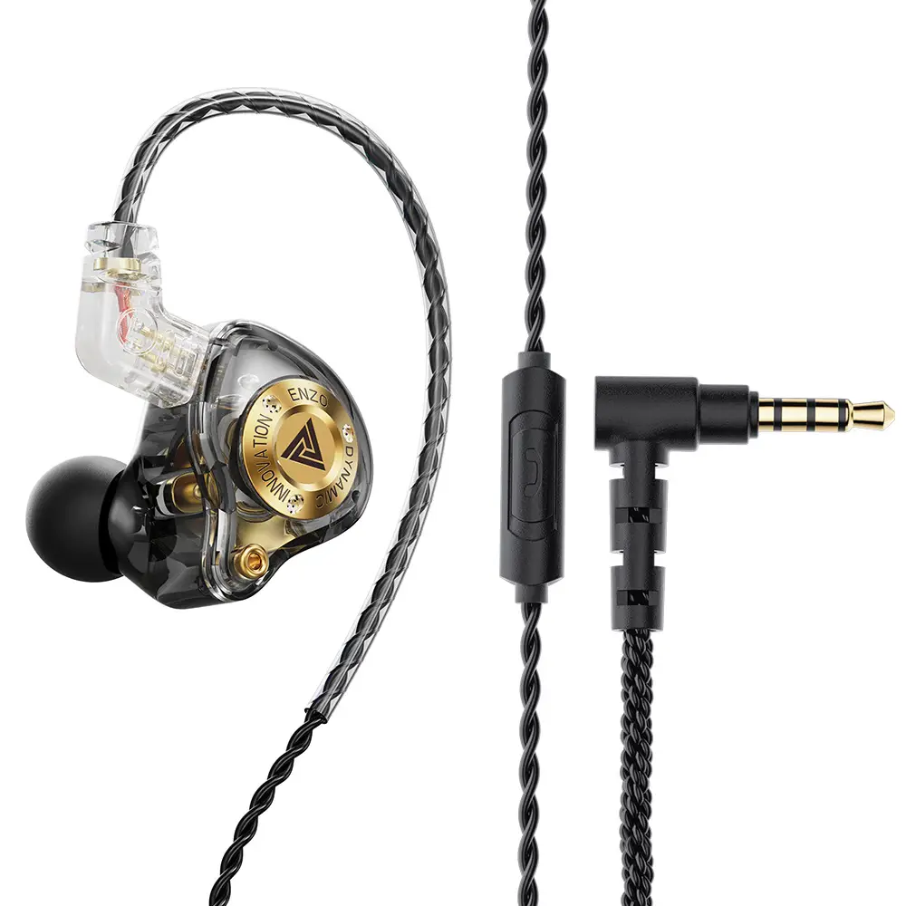 QKz Enzo Pro Gaming Wired Headphones with Microphone - Image 2