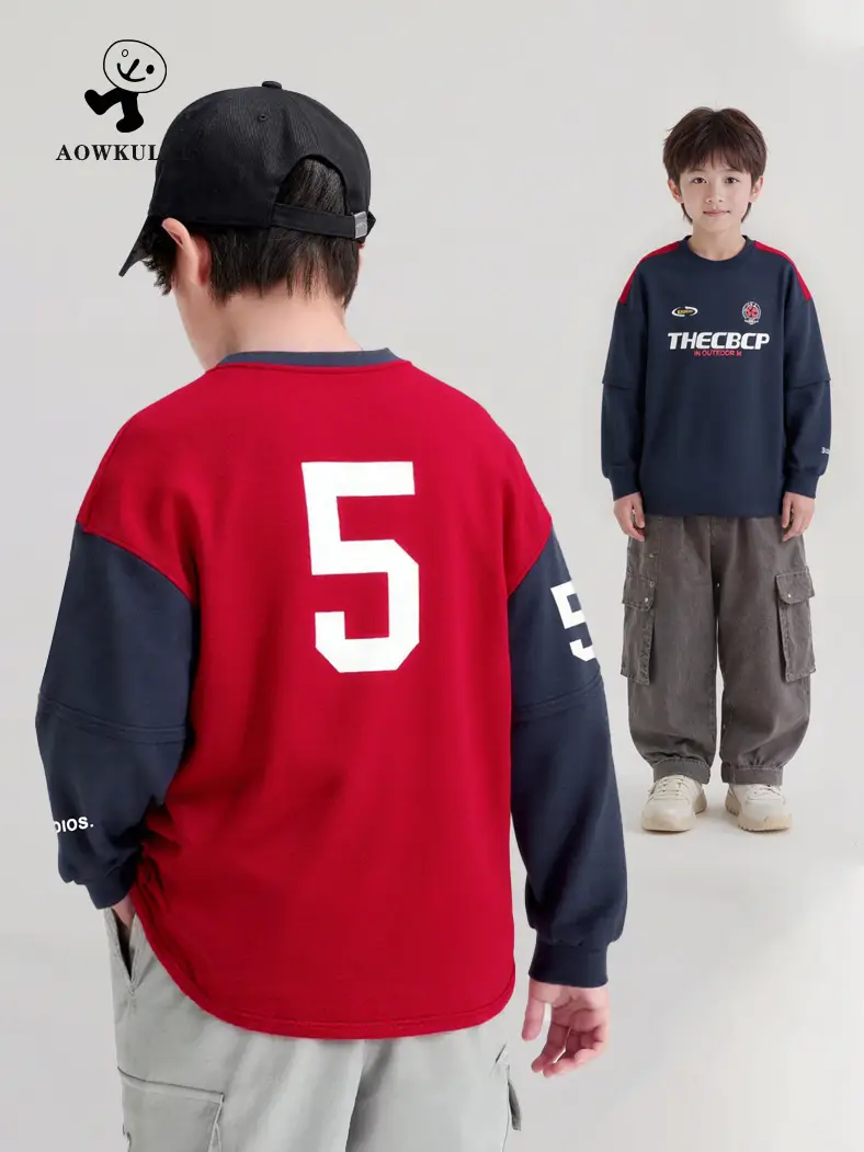 Kids Cotton T-Shirt Navy Blue Big Size TheBCP
