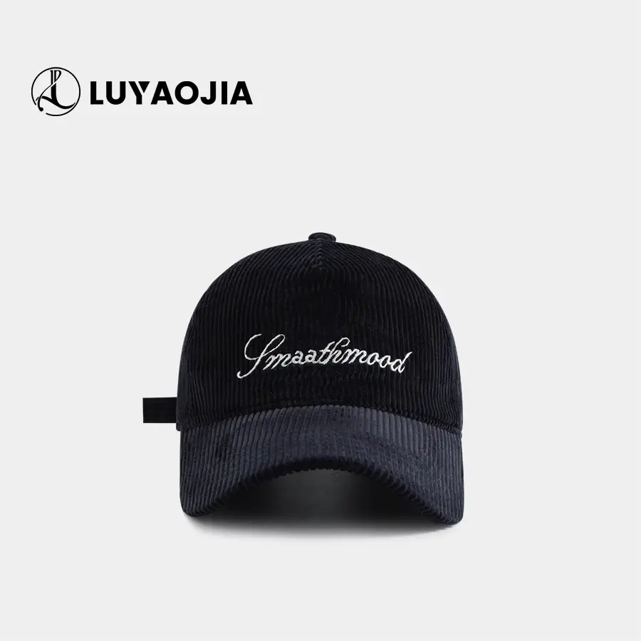 Purple Knitted Baseball Cap for Women with Embroidery — feature 2