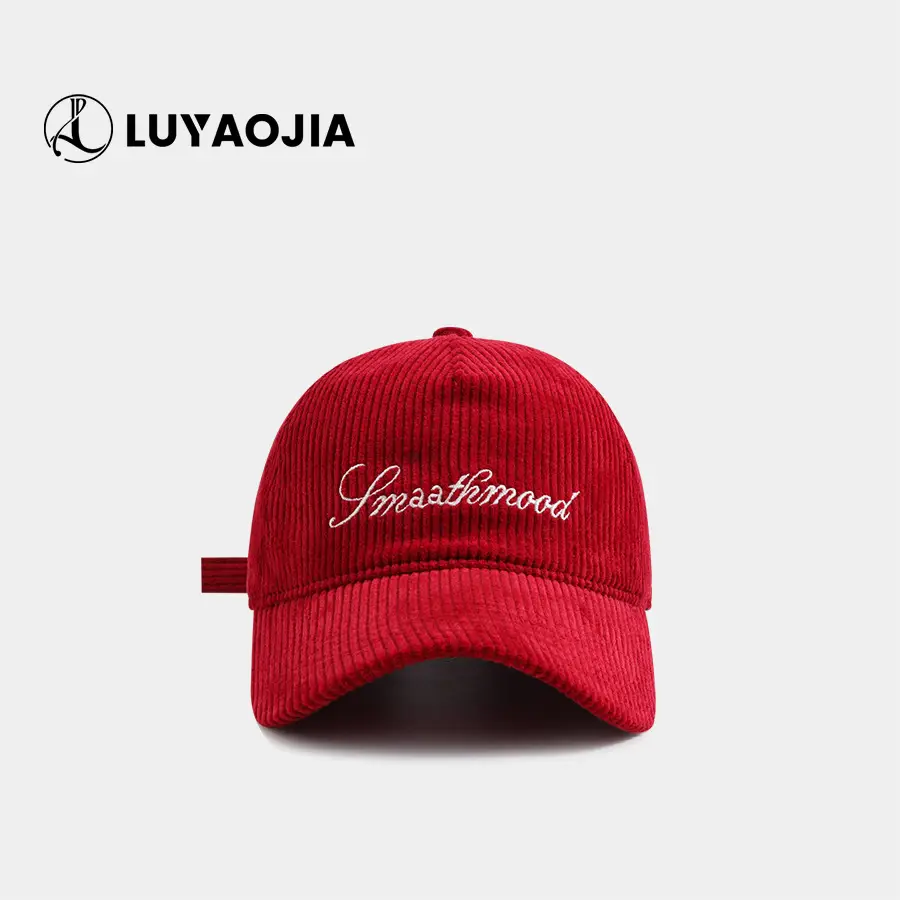 Purple Knitted Baseball Cap for Women with Embroidery — feature 4
