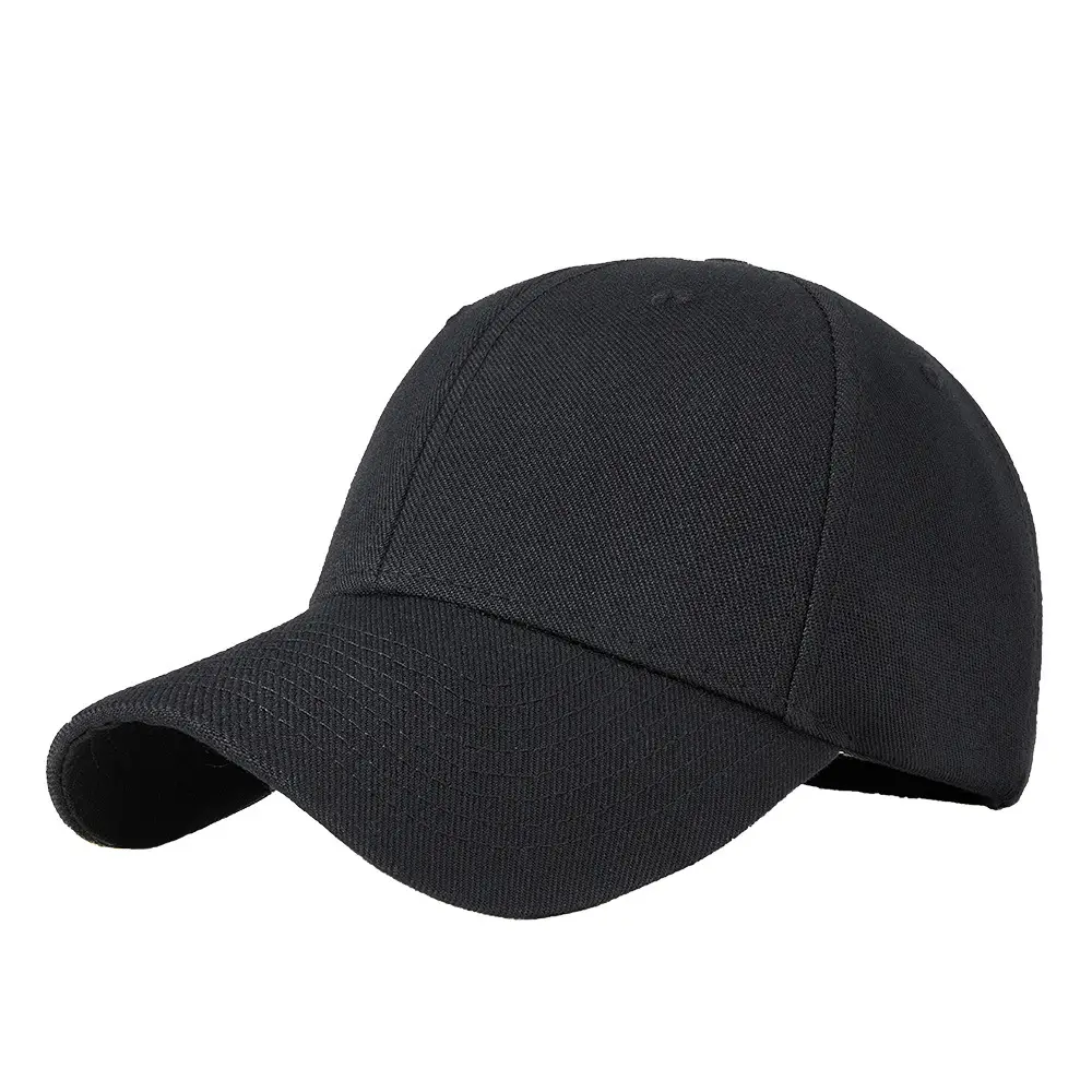 Men Woolen Baseball Cap Grey Wide Bristle Sun Hat - Image 11