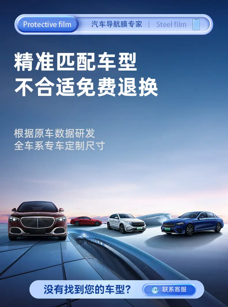Suitable for 25-26 Models of Chery Tiggo 8, Tiggo 7L, Tiggo 8Plus Central Control Navigation Screen Tempered Film Tpu Film — feature 1