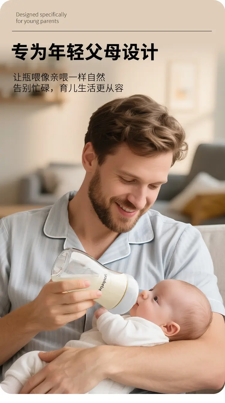 Cross-Border Amazon Pp Anti-Flatulence Bottle Newborn Wide-Diameter Bottle Multi-Capacity English Packaging Custom Wholesale — feature 16