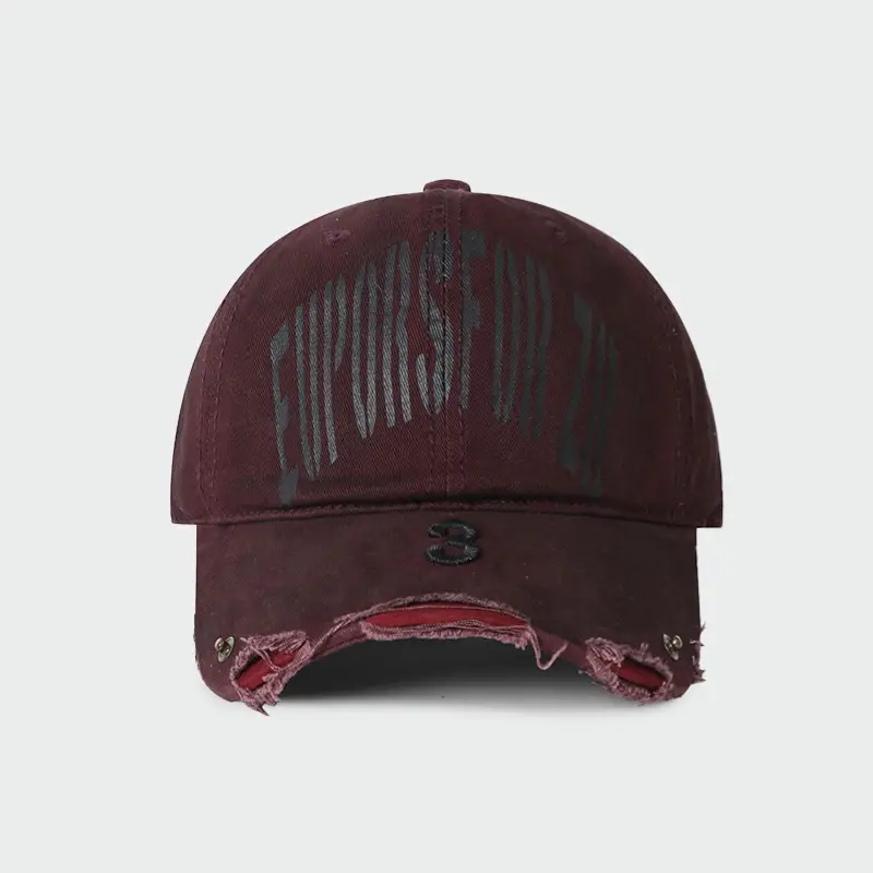 Women Vintage Distressed Baseball Cap Spring Autumn — feature 6