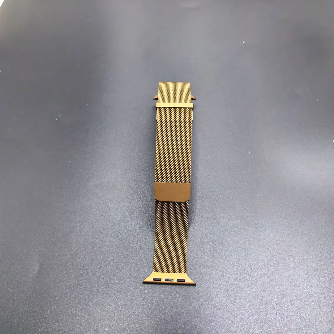 Suitable for Apple Watch Strap Applewatch Two-Section Dual Magnetic Milanese Watch Strap iWatch Watch Strap
