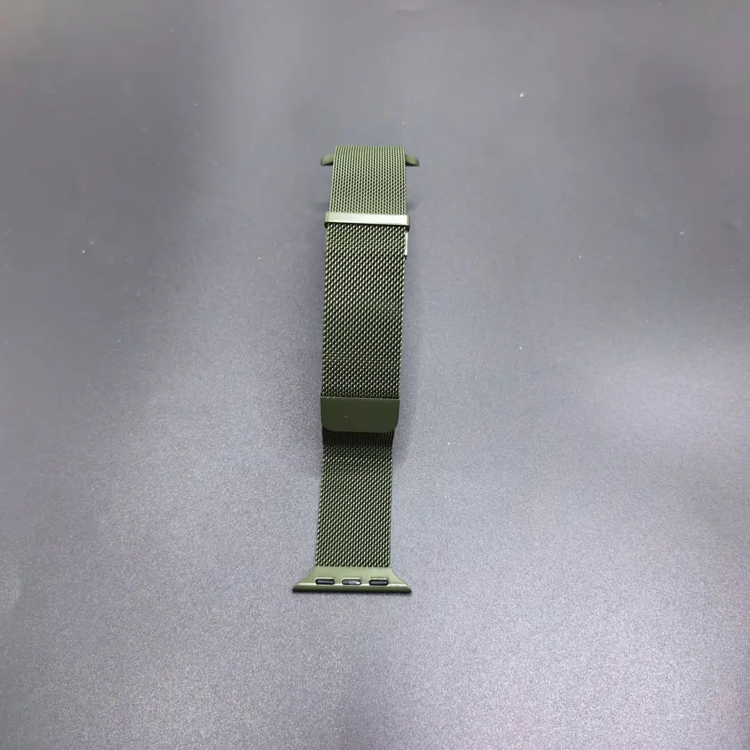 Suitable for Apple Watch Strap Applewatch Two-Section Dual Magnetic Milanese Watch Strap iWatch Watch Strap