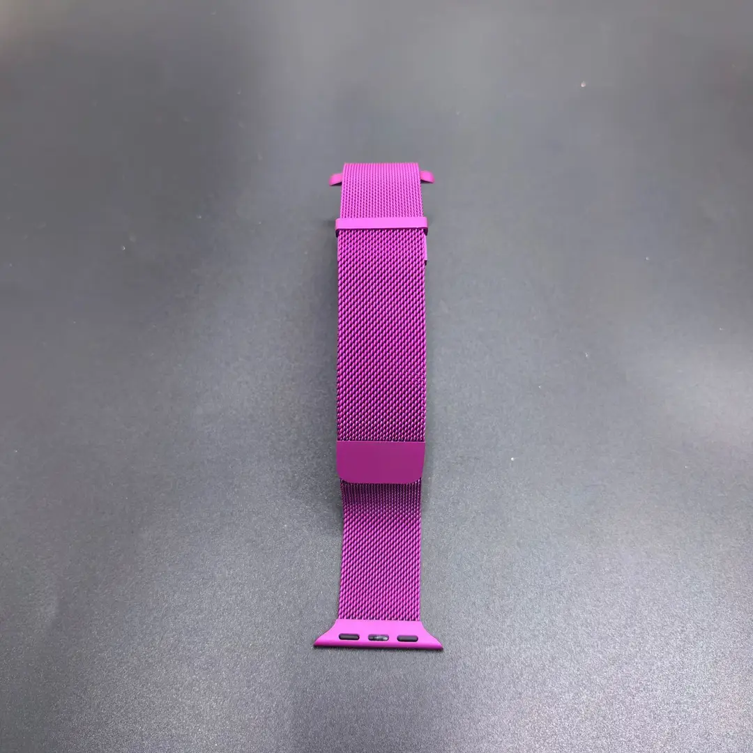 Suitable for Apple Watch Strap Applewatch Two-Section Dual Magnetic Milanese Watch Strap iWatch Watch Strap