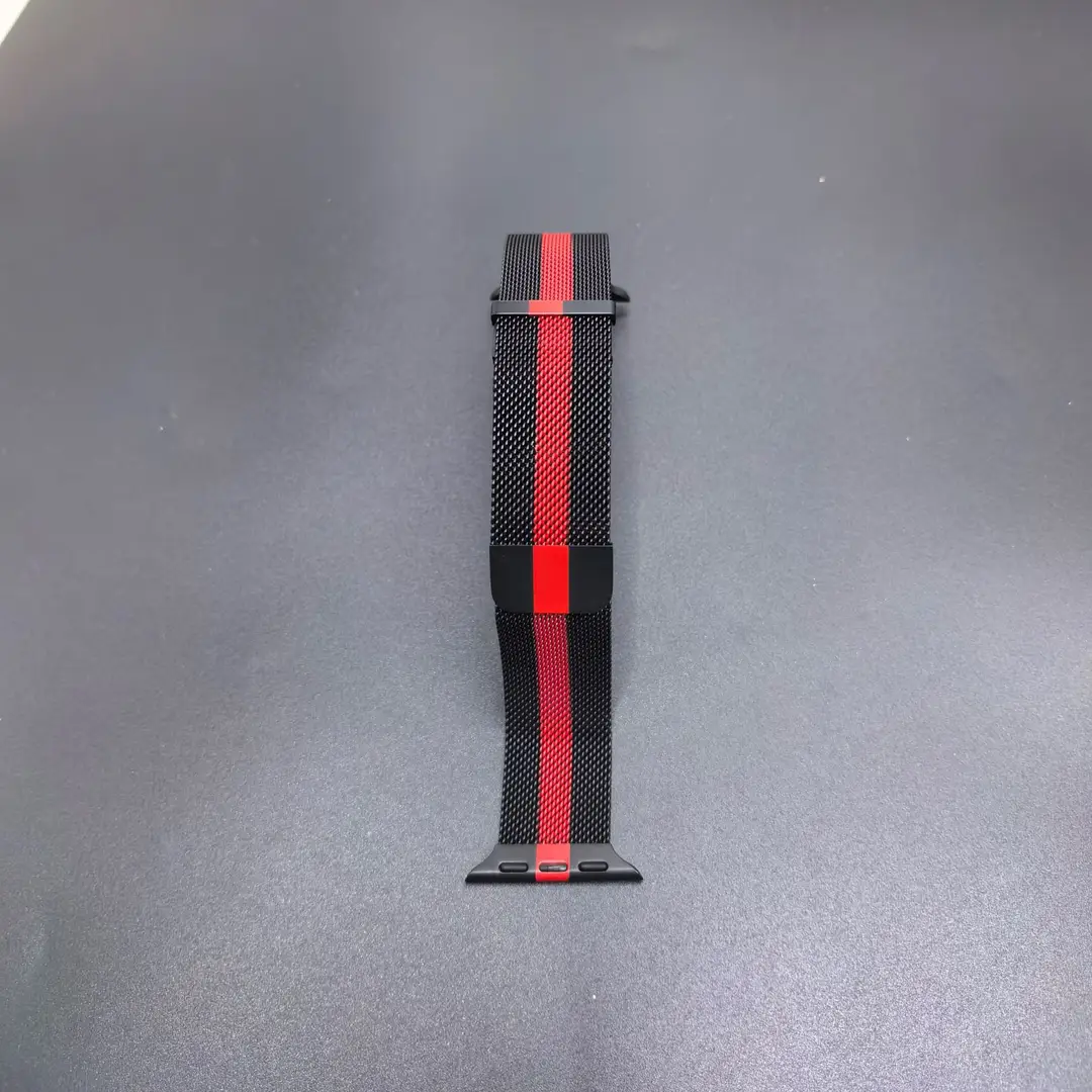 Suitable for Apple Watch Strap Applewatch Two-Section Dual Magnetic Milanese Watch Strap iWatch Watch Strap