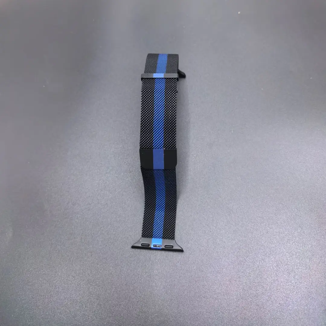Suitable for Apple Watch Strap Applewatch Two-Section Dual Magnetic Milanese Watch Strap iWatch Watch Strap