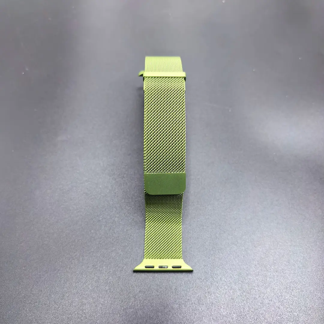 Suitable for Apple Watch Strap Applewatch Two-Section Dual Magnetic Milanese Watch Strap iWatch Watch Strap