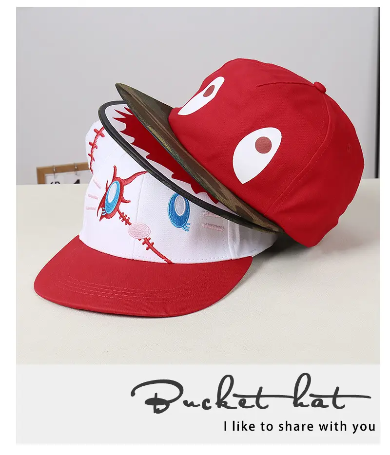 Cute Kitty Cap with Bow and Shark Embroidery — feature 18