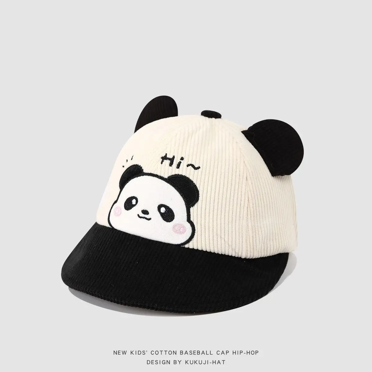 Rabbit Ears Corduroy Hat for Kids Autumn Winter — feature 15