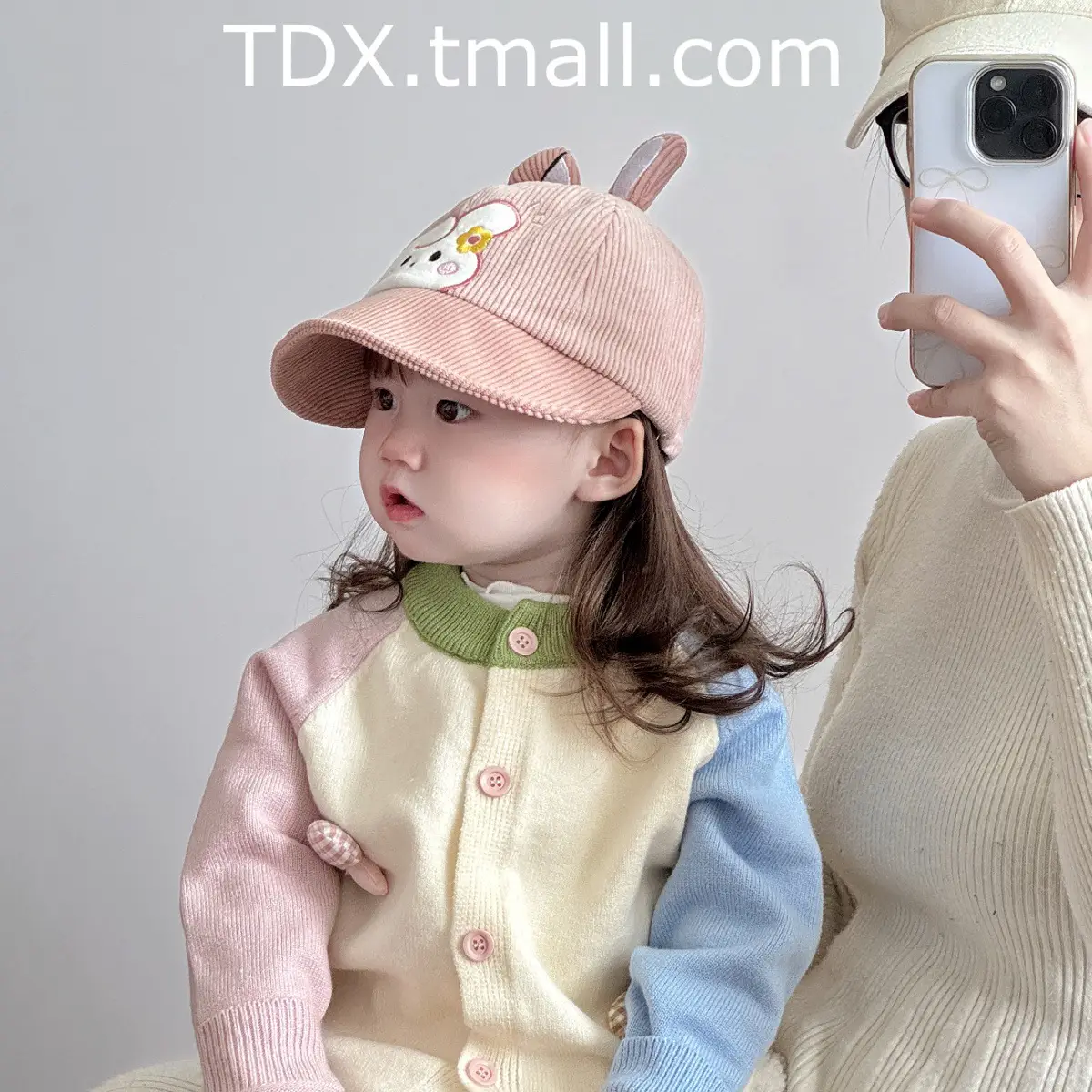 Rabbit Ears Corduroy Hat for Kids Autumn Winter — feature 7