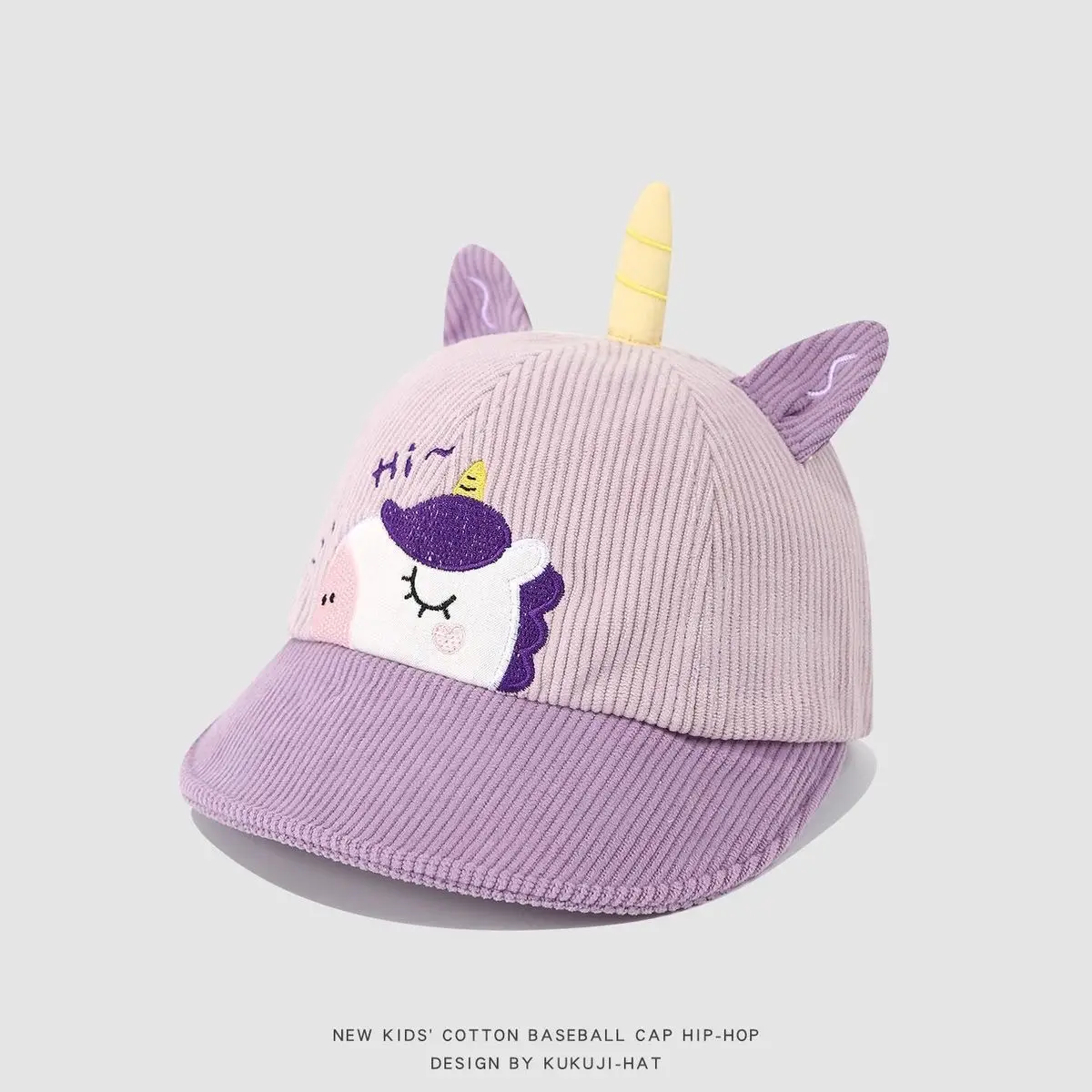Rabbit Ears Corduroy Hat for Kids Autumn Winter