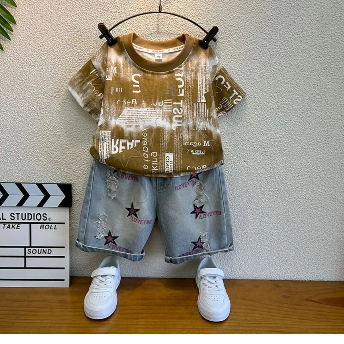 Boys Tie-Dye Kids Summer T-Shirt Set — feature 6