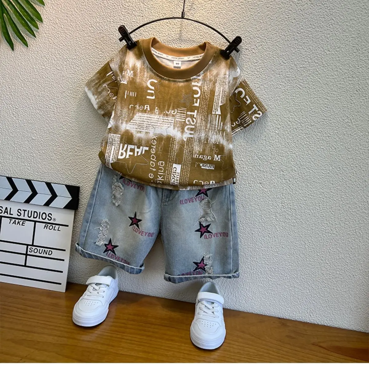 Boys Tie-Dye Kids Summer T-Shirt Set — feature 7