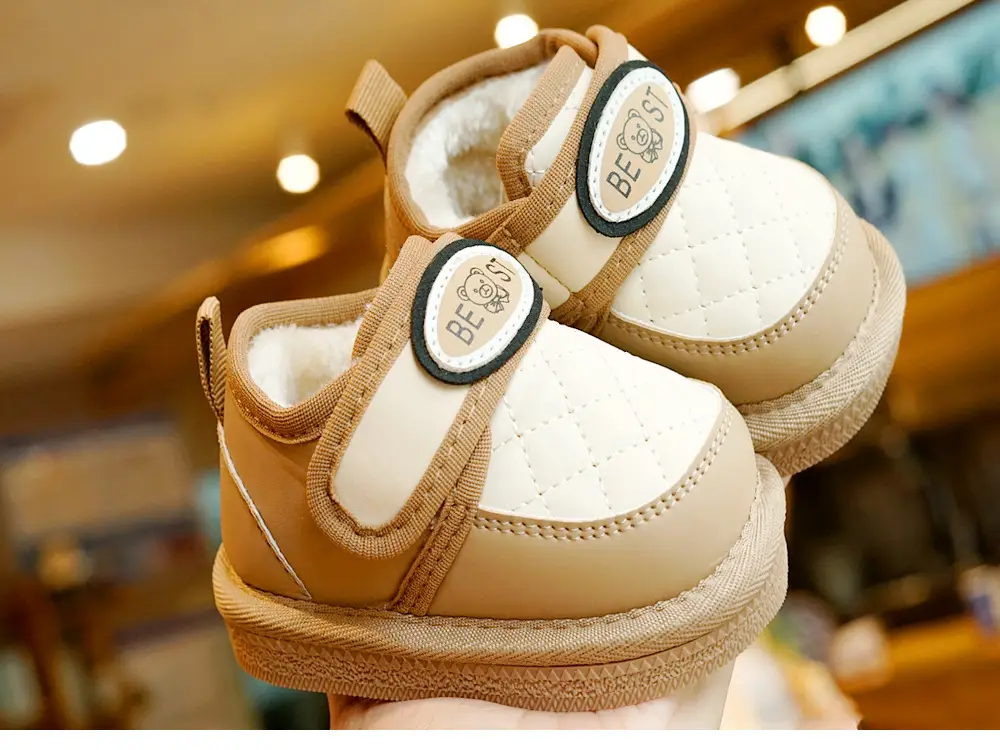 Winter Velvet Toddler Shoes 1-2Yrs Anti-Ski Boots — feature 3