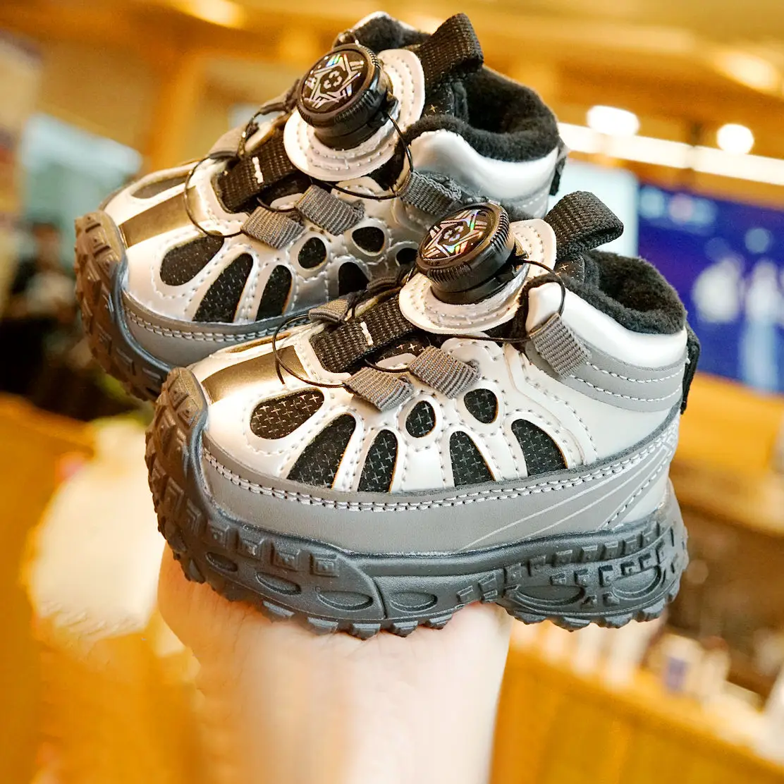 Toddler Winter Velvet Shoes 1-2Yr Non-Slip Soft Sole