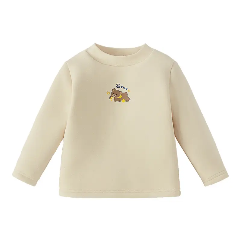 Baby Fleece Lined T-Shirt with Far I.R.A. Antibacterial Design