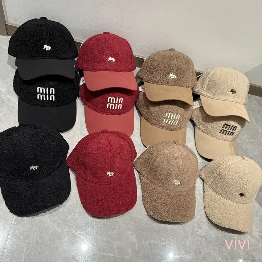 Women Wool Baseball Cap Brown Minuit Korean Style - Image 15
