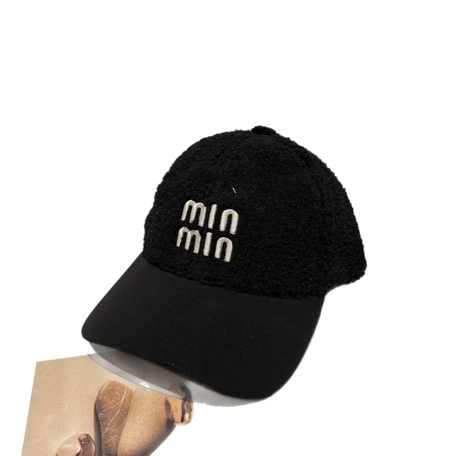 Women Wool Baseball Cap Brown Minuit Korean Style - Image 16