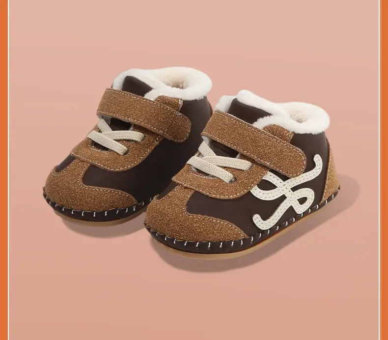 Winter Baby Shoes for 0-6 Months Soft Fleece Lined — feature 24