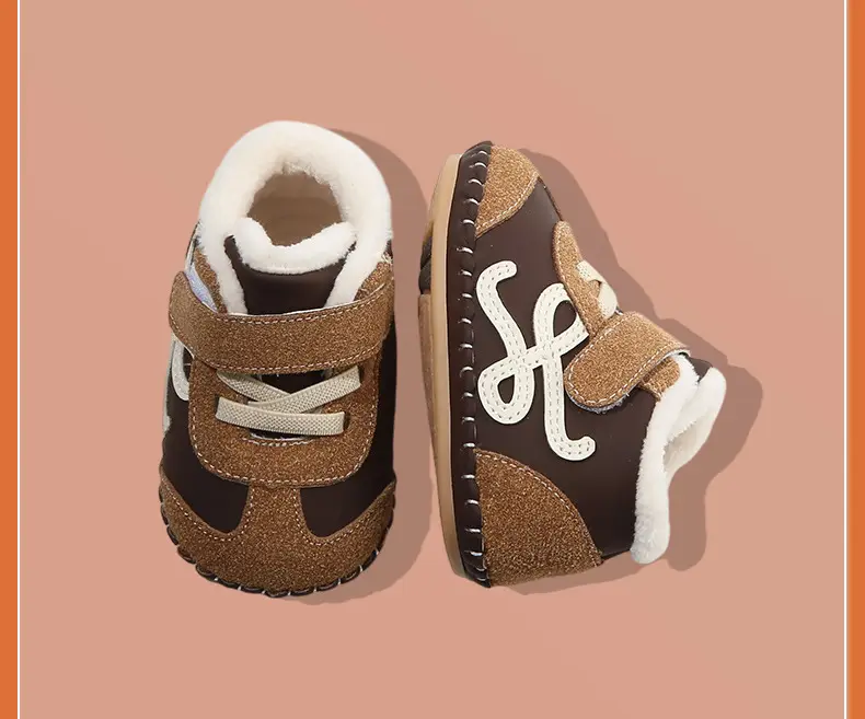 Winter Baby Shoes for 0-6 Months Soft Fleece Lined — feature 25