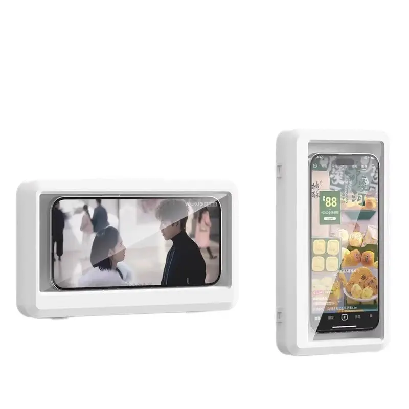 Bathroom Phone Holder Waterproof Phone Case Phone Stand Bathroom Toilet Wall-Mounted Shower Storage Rack Gadget for Women - Image 6
