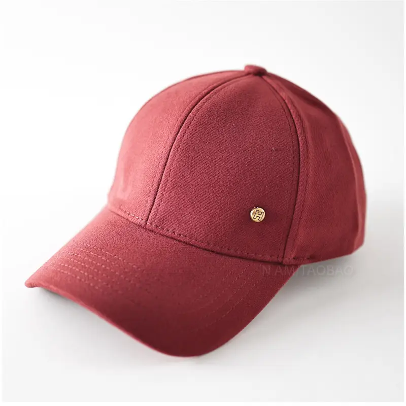 Maroon Baseball Cap for Men Women Sunshade Clothing - Image 9