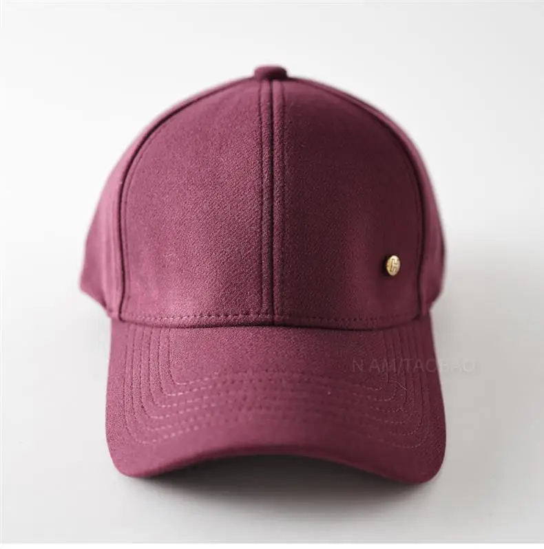 Maroon Baseball Cap for Men Women Sunshade Clothing — feature 4
