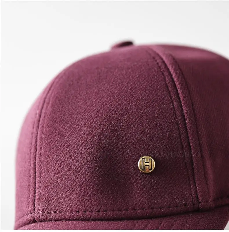 Maroon Baseball Cap for Men Women Sunshade Clothing — feature 8