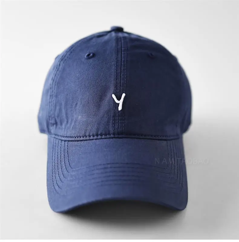Beige Three-Dim Letter Y Cap for Men Women — feature 10