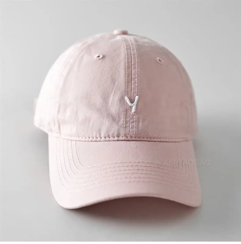 Beige Three-Dim Letter Y Cap for Men Women — feature 11