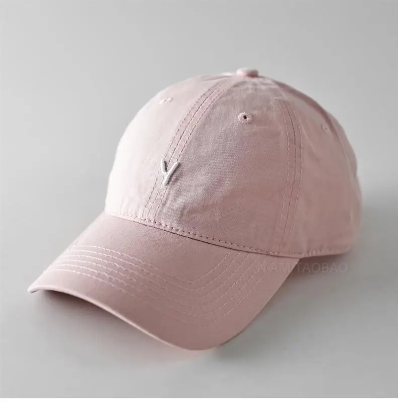 Beige Three-Dim Letter Y Cap for Men Women — feature 2