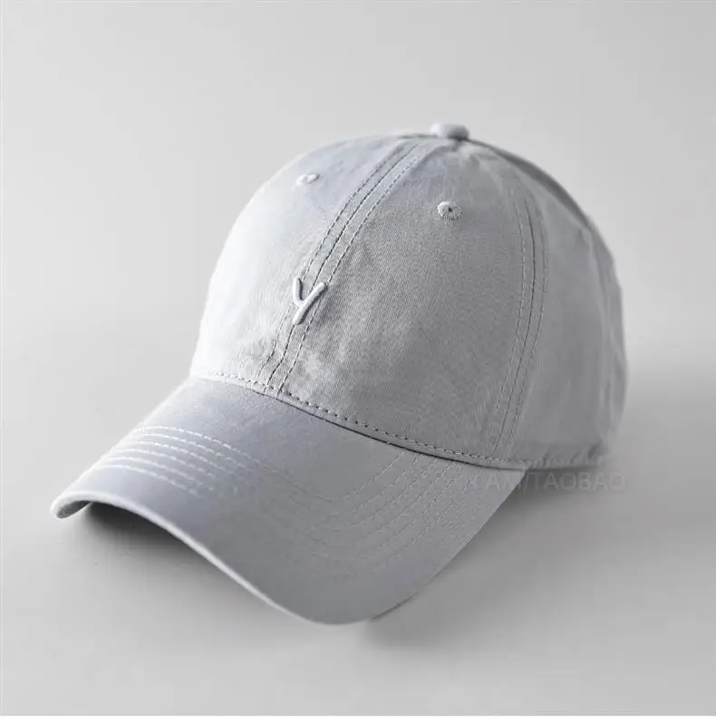 Beige Three-Dim Letter Y Cap for Men Women — feature 5