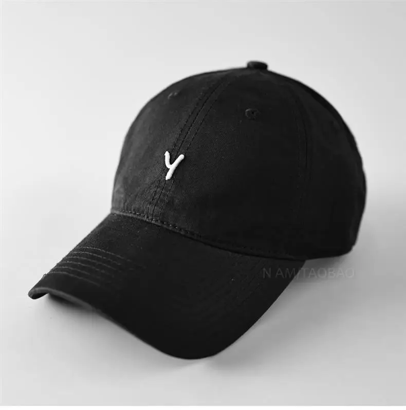 Beige Three-Dim Letter Y Cap for Men Women — feature 7