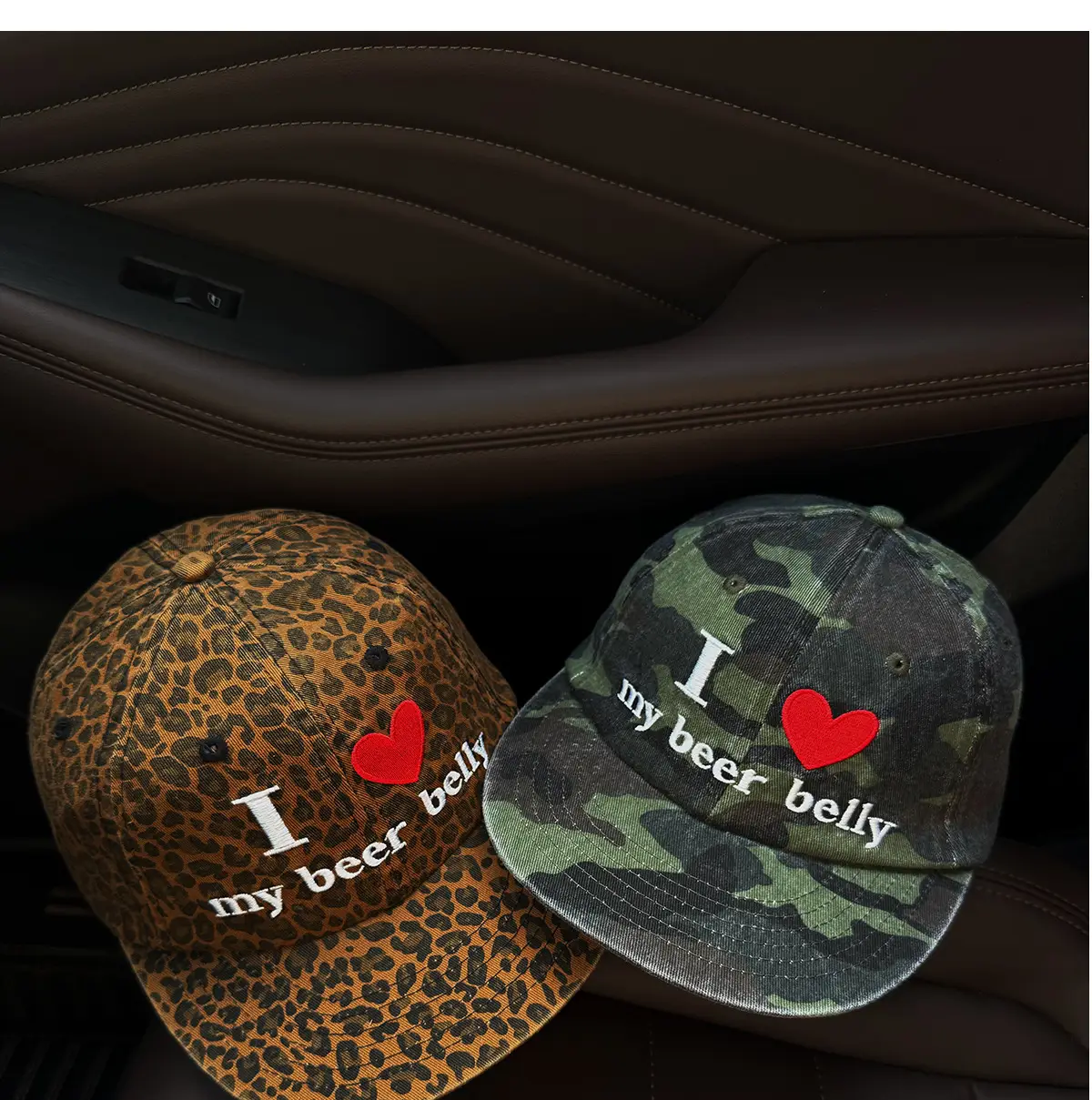 Women New American Retro Flat-Brim Hat with Heart Design — feature 20