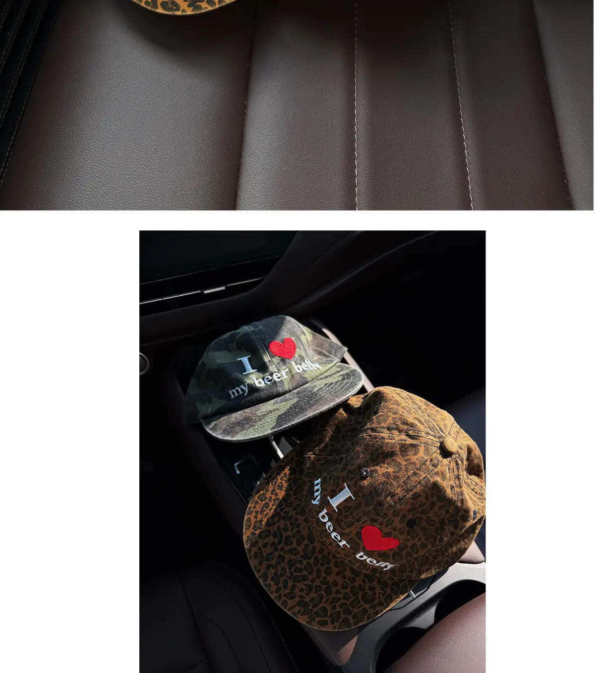 Women New American Retro Flat-Brim Hat with Heart Design — feature 21