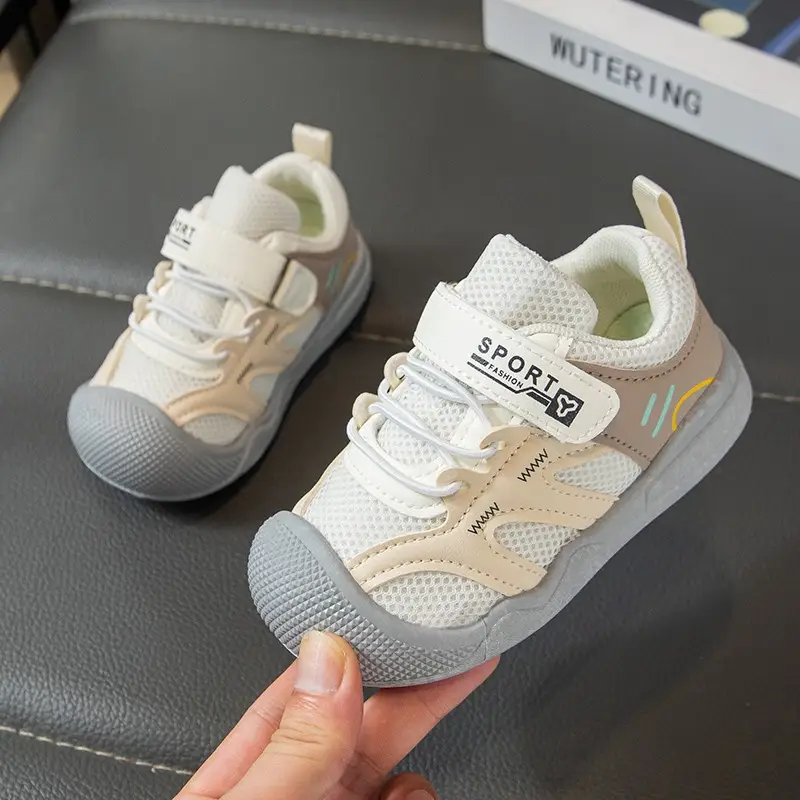 New Children's Sports Shoes, New Baby Breathable Mesh Girls' Summer Single Mesh Toddler Shoes, Baby Soft Soles - Image 5