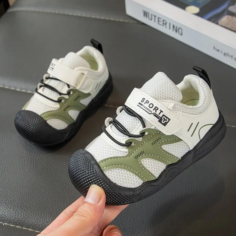 New Children's Sports Shoes, New Baby Breathable Mesh Girls' Summer Single Mesh Toddler Shoes, Baby Soft Soles - Image 6