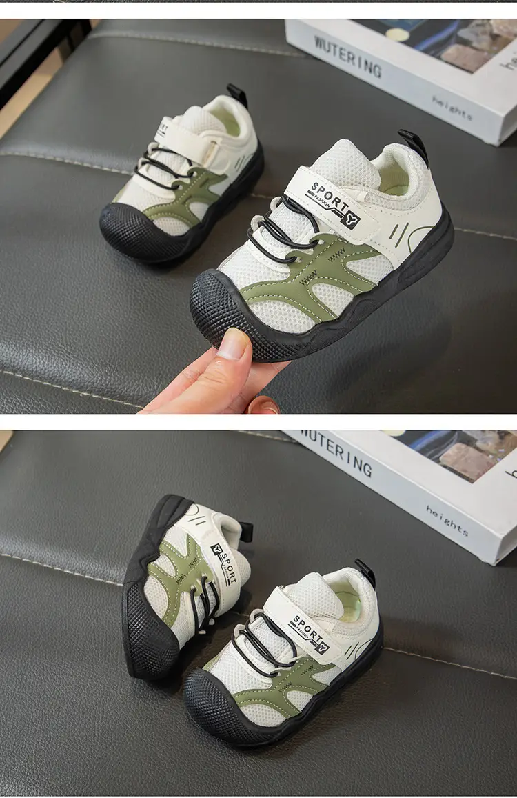 New Children's Sports Shoes, New Baby Breathable Mesh Girls' Summer Single Mesh Toddler Shoes, Baby Soft Soles — feature 12